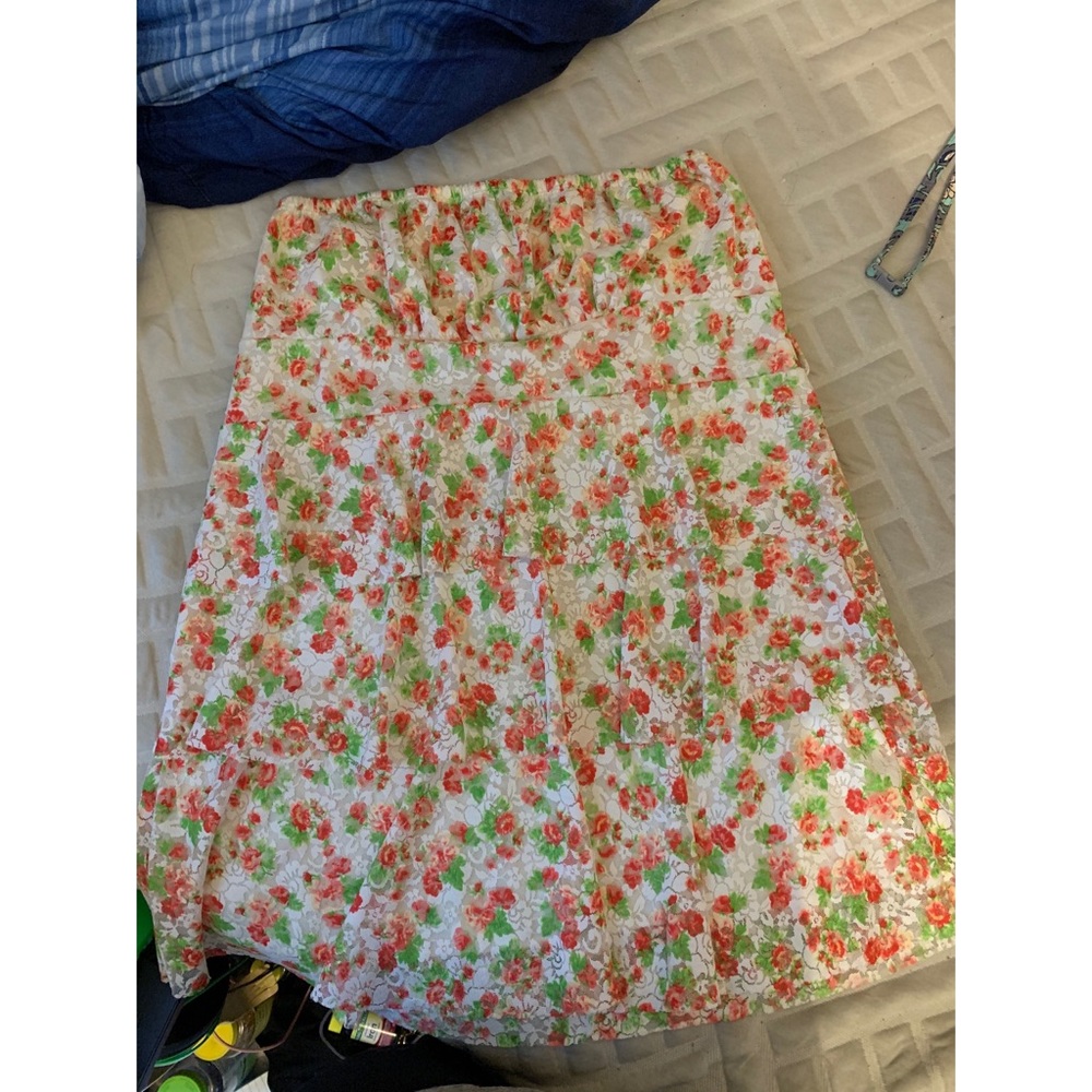Debs size XL no straps floral top
